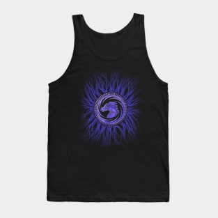 Dragon Coin and Roots - Color on Dark Tank Top